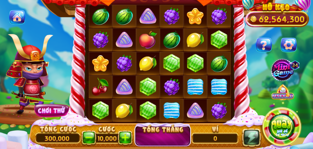 Slot game Candy Fruit Samurai